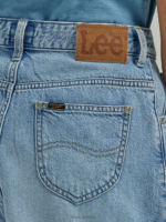Lee Women High Rise Pleated Denim Short Frosted Blue Clothing 480T336 - Image 6