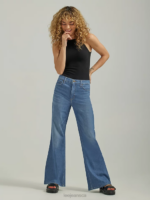 Lee Women High Rise Regular Fit Flare Jean Sienna Bright Clothing 480T163