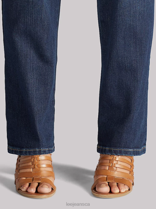 Lee Women Instantly Slims Relaxed Fit Straight Leg Jean Classic Fit (Plus) Ellis Clothing 480T96 - Image 4
