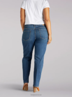 Lee Women Instantly Slims Relaxed Fit Straight Leg Jean Classic Fit (Plus) Seattle Clothing 480T95 - Image 2