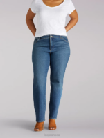Lee Women Instantly Slims Relaxed Fit Straight Leg Jean Classic Fit (Plus) Seattle Clothing 480T95