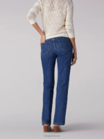 Lee Women Instantly Slims Relaxed Fit Straight Leg Jean Classic Fit Seattle Clothing 480T80 - Image 2