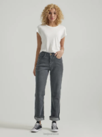 Lee Women Legendary Boyfriend Jean Washed Black Clothing 480T7 - Image 2