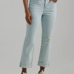 Lee Women Legendary Boyfriend Jean White Frost Clothing 480T3