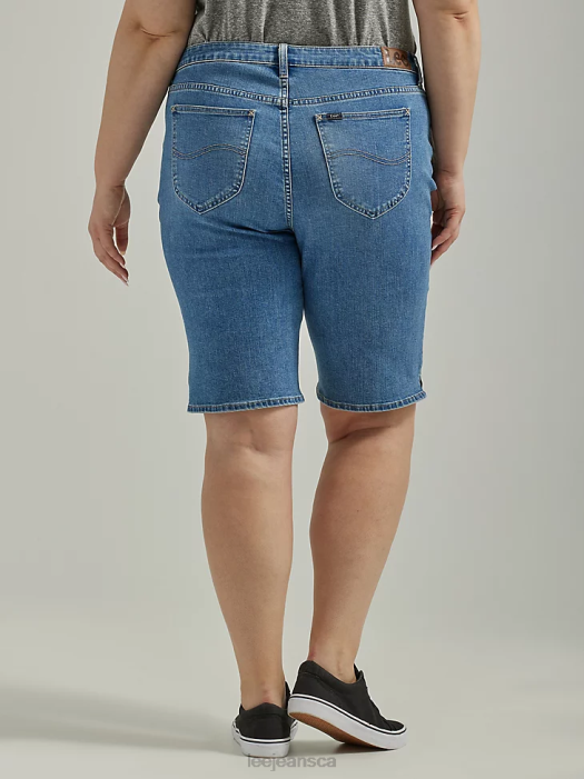 Lee Women Legendary Denim Bermuda Short (Plus) Aphros Clothing 480T296 - Image 2