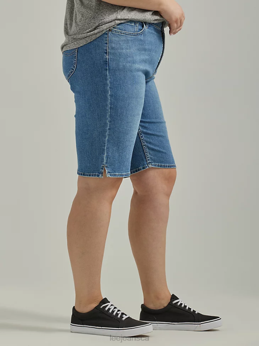 Lee Women Legendary Denim Bermuda Short (Plus) Aphros Clothing 480T296 - Image 3