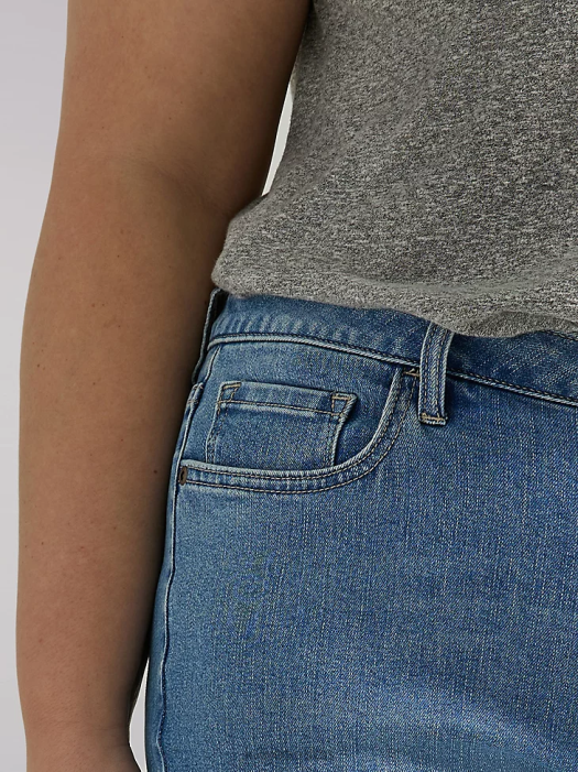 Lee Women Legendary Denim Bermuda Short (Plus) Aphros Clothing 480T296 - Image 4
