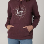 Lee Women Legendary Graphic Hoodie Boysenberry Clothing 480T407