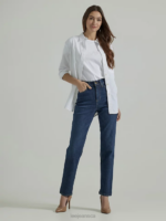Lee Women Legendary Mom Jean One Wash Clothing 480T28 - Image 2