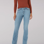 Lee Women Legendary Regular Bootcut Jean Snowstone Clothing 480T119