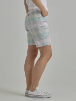 Lee Women Legendary Regular Fit Bermuda Muted Rainbow Plaid Clothing 480T302 - Image 3