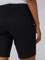 Lee Women Legendary Regular Fit Chino Bermuda Black Clothing 480T311 - Image 4