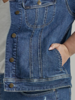 Lee Women Legendary Regular Fit Denim Jacket Standout Clothing 480T415 - Image 4