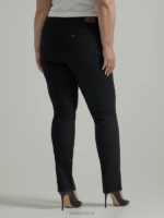 Lee Women Legendary Regular Straight Jean (Plus) Black Clothing 480T112 - Image 2