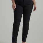 Lee Women Legendary Regular Straight Jean (Plus) Black Clothing 480T112