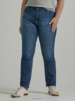 Lee Women Legendary Regular Straight Jean (Plus) Seattle Clothing 480T113
