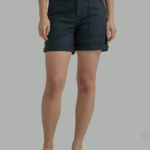 Lee Women Legendary Rolled Short Black Clothing 480T279