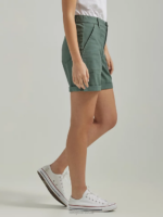 Lee Women Legendary Rolled Short Fort Green Clothing 480T274 - Image 3