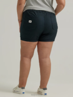 Lee Women Legendary Rolled Short (Plus) Black Clothing 480T287 - Image 2