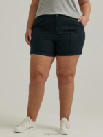 Lee Women Legendary Rolled Short (Plus) Black Clothing 480T287