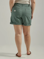 Lee Women Legendary Rolled Short (Plus) Fort Green Clothing 480T286 - Image 2
