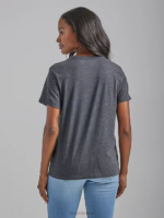 Lee Women Love Graphic Tee Jet Black Clothing 480T374 - Image 2