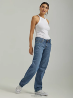 Lee Women Low Rise Straight Jean Blue Speed Clothing 480T13
