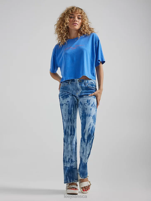 Lee Women Low Rise Tie Dye Bootcut Jean Tough Storm Clothing 480T118 - Image 4