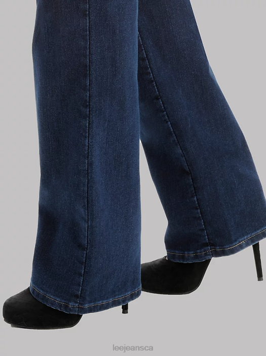 Lee Women Original Relaxed Fit Straight Leg Jeans (Plus) Premium Dark Clothing 480T40 - Image 3