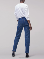 Lee Women Original Relaxed Fit Straight Leg Jeans Premium Dark Clothing 480T17 - Image 3