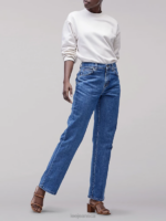 Lee Women Original Relaxed Fit Straight Leg Jeans Premium Light Clothing 480T14 - Image 2