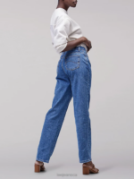 Lee Women Original Relaxed Fit Straight Leg Jeans Premium Light Clothing 480T14 - Image 4