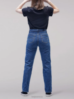 Lee Women Original Relaxed Fit Straight Leg Jeans Premium Stone Clothing 480T15 - Image 3