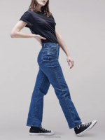 Lee Women Original Relaxed Fit Straight Leg Jeans Premium Stone Clothing 480T15 - Image 4
