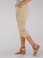 Lee Women Relaxed Fit Austyn Cargo Capri Cafe Clothing 480T462 - Image 3