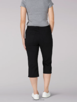 Lee Women Relaxed Fit Capri Black Clothing 480T474 - Image 2