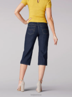 Lee Women Relaxed Fit Capri Lagoon Clothing 480T473 - Image 2