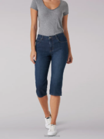 Lee Women Relaxed Fit Capri Mysterious Clothing 480T472
