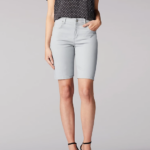 Lee Women Relaxed Fit Kathy Bermuda Alloy Clothing 480T322
