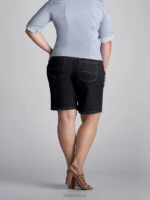 Lee Women Relaxed Fit Kathy Bermuda (Plus) Lagoon Clothing 480T326 - Image 2