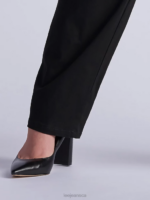 Lee Women Relaxed Fit Straight Leg Pant (All Day Pant) (Plus) Black Clothing 480T221 - Image 4