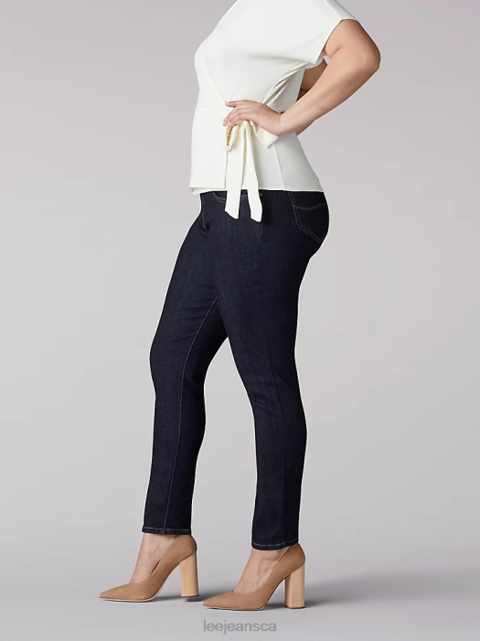 Lee Women Sculpting Slim Fit Skinny Pull-On Jean (Plus) Slumber Clothing 480T116 - Image 3