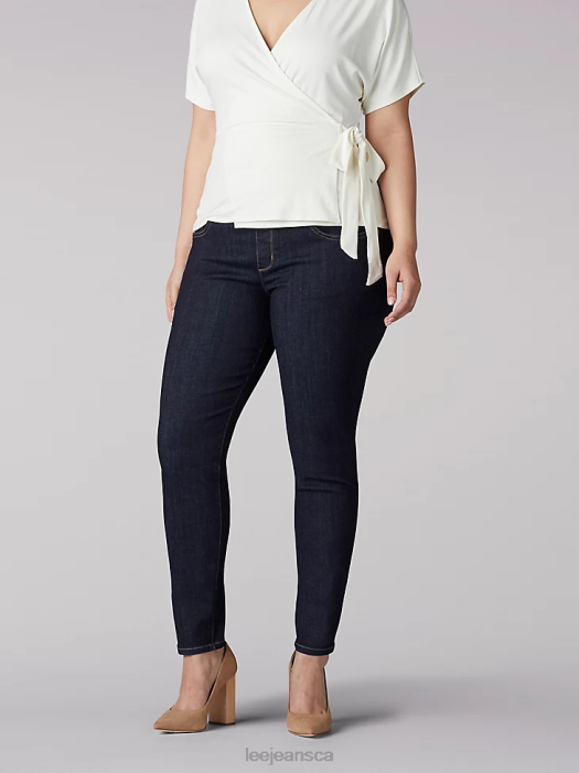Lee Women Sculpting Slim Fit Skinny Pull-On Jean (Plus) Slumber Clothing 480T116 - Image 4