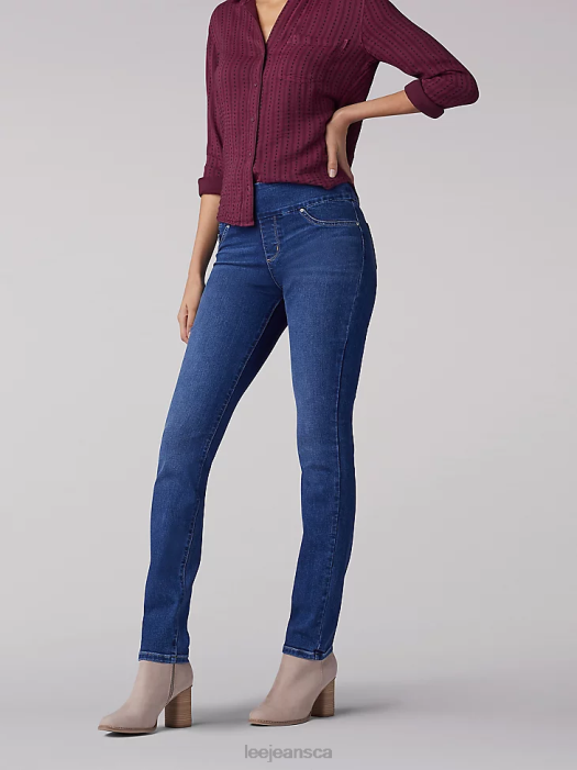 Lee Women Sculpting Slim Fit Slim Leg Pull On Jean Expedition Clothing 480T107 - Image 2