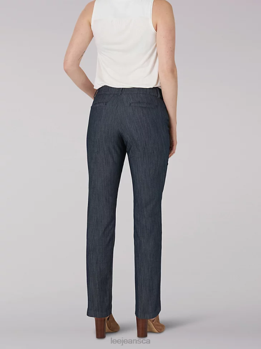 Lee Women Secretly Shapes Straight Leg Pant (Petite) Nocturnal Clothing 480T225 - Image 2