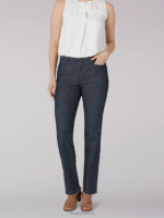 Lee Women Secretly Shapes Straight Leg Pant (Petite) Nocturnal Clothing 480T225