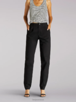 Lee Women Side Elastic Pants Black Clothing 480T187