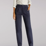 Lee Women Side Elastic Pants Navy Clothing 480T186