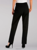 Lee Women Side Elastic Pants (Petite) Black Clothing 480T209 - Image 2