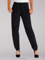 Lee Women Side Elastic Pants (Petite) Navy Clothing 480T210